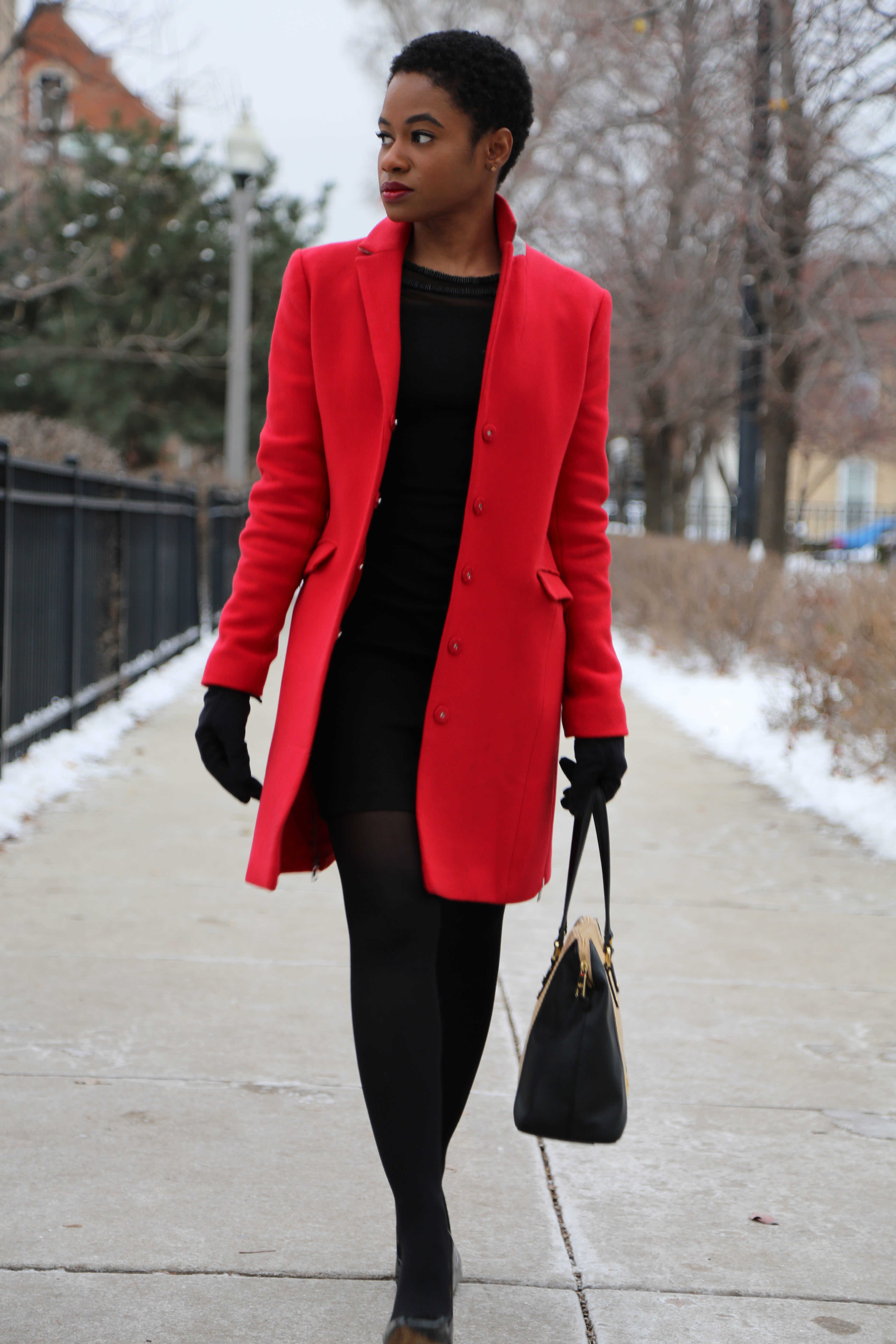 Red Armani Exchange Coat