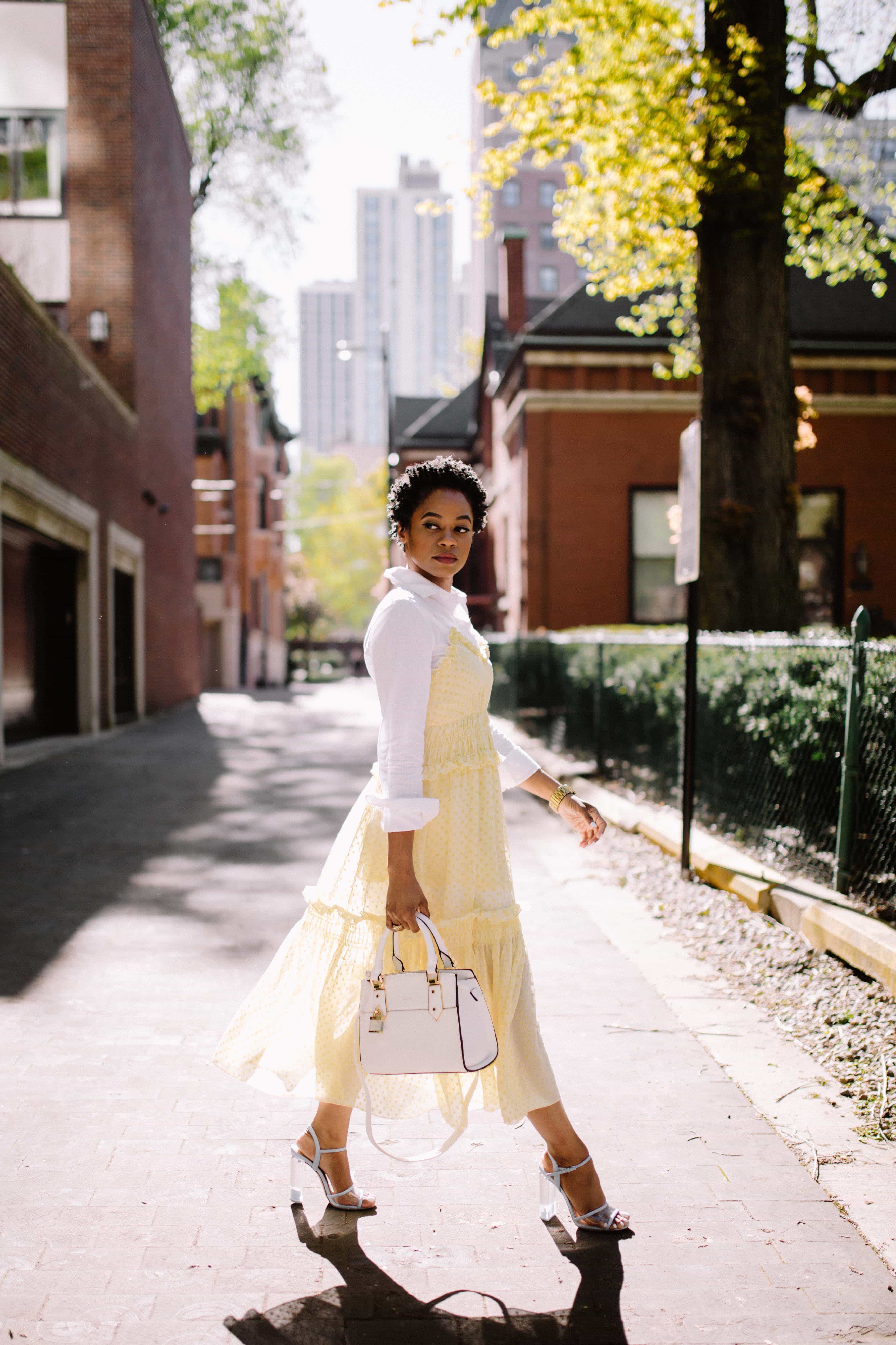 H&M Dress and ALDO Shoes 