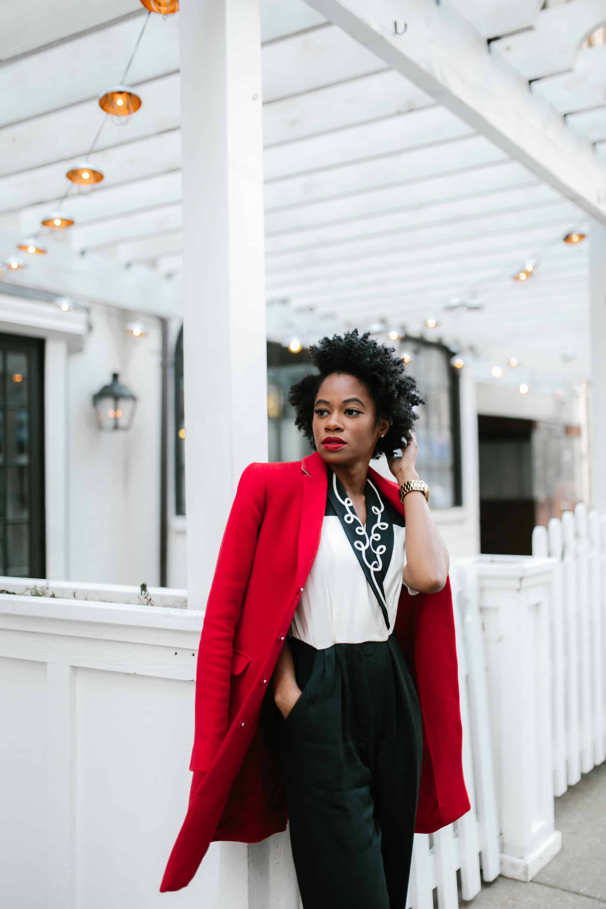 Vintage Jumper and Armani Exchange Coat 5