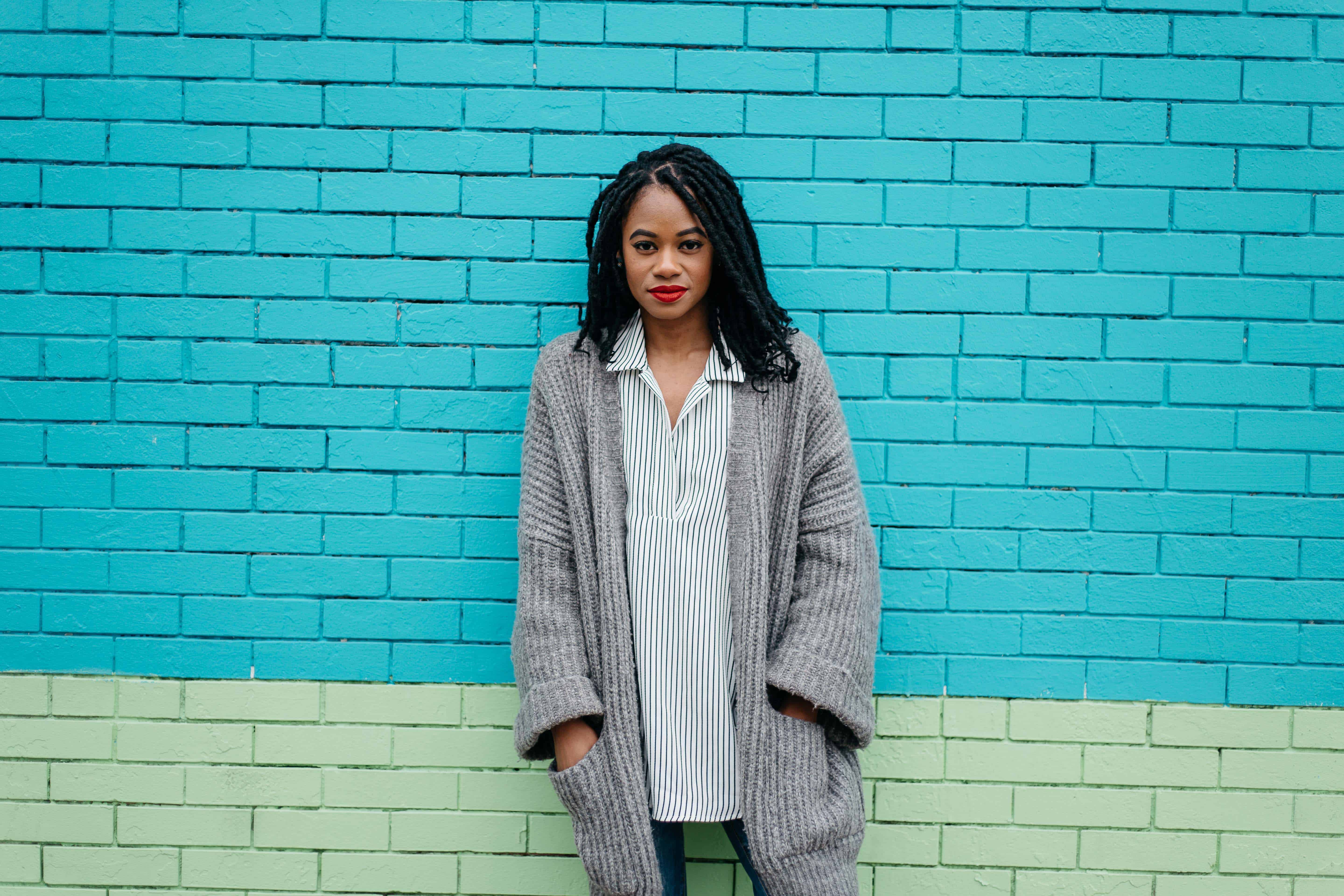 Shirt and distressed denim 14